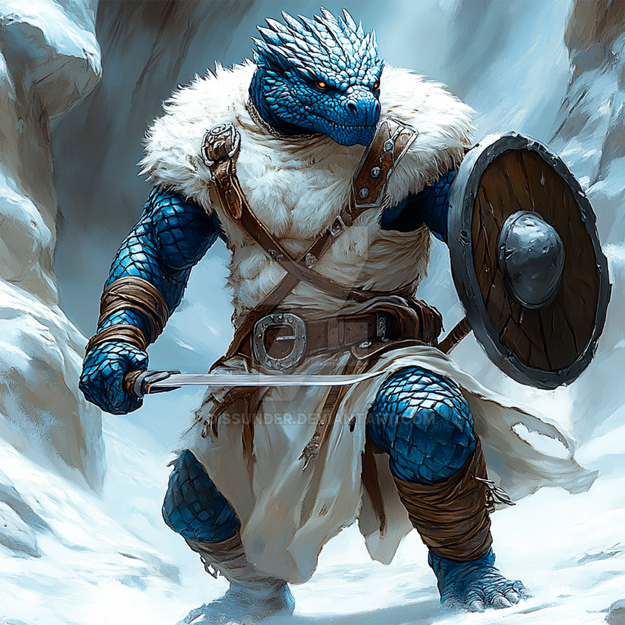 Dragonborn Riding Lizard Draconian Dragonborn Lizardman Reptilian Barbarian by Dissunder on ...