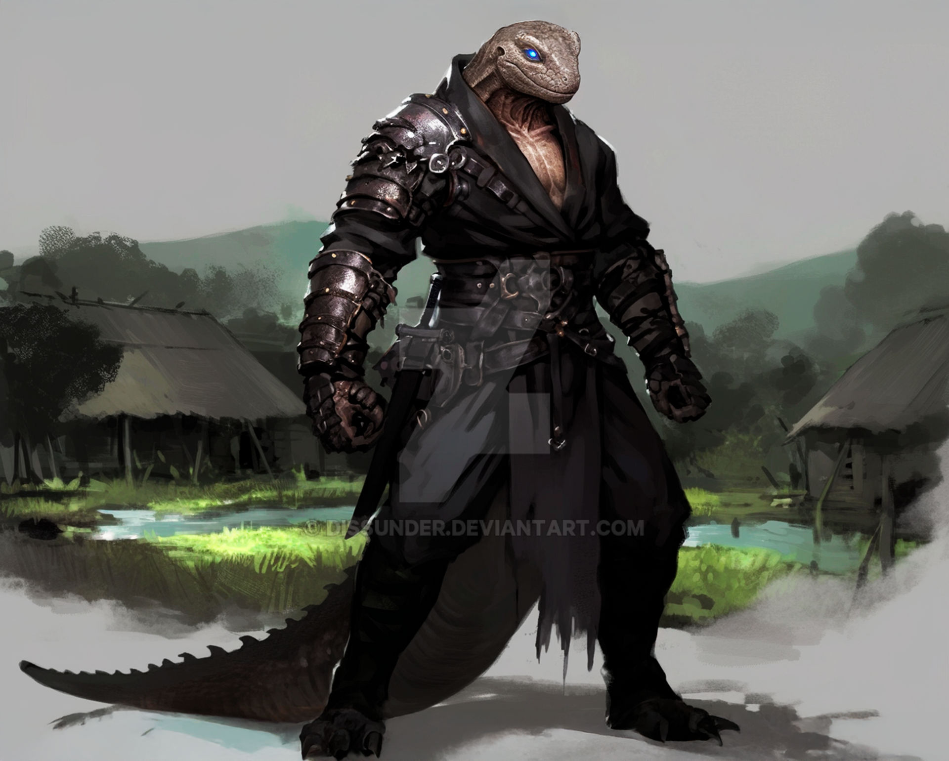 Lizard Assassin Lizardfolk Assassin Thief Rogue Adoptable DnD Epic by Dissunder on ...