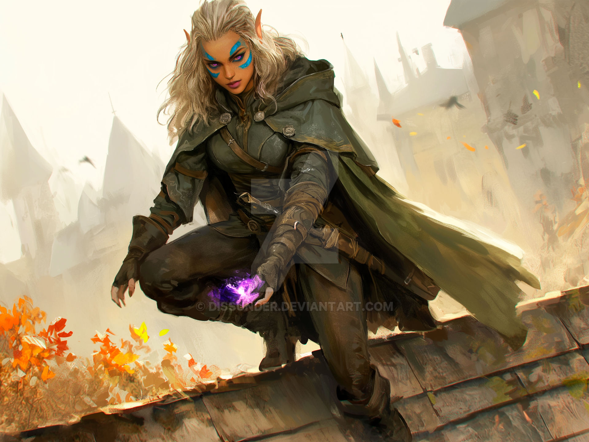 Dnd Elf Rouges Elf Rogue DnD Fantasy Thief Stealth Character Art by Dissunder on ...