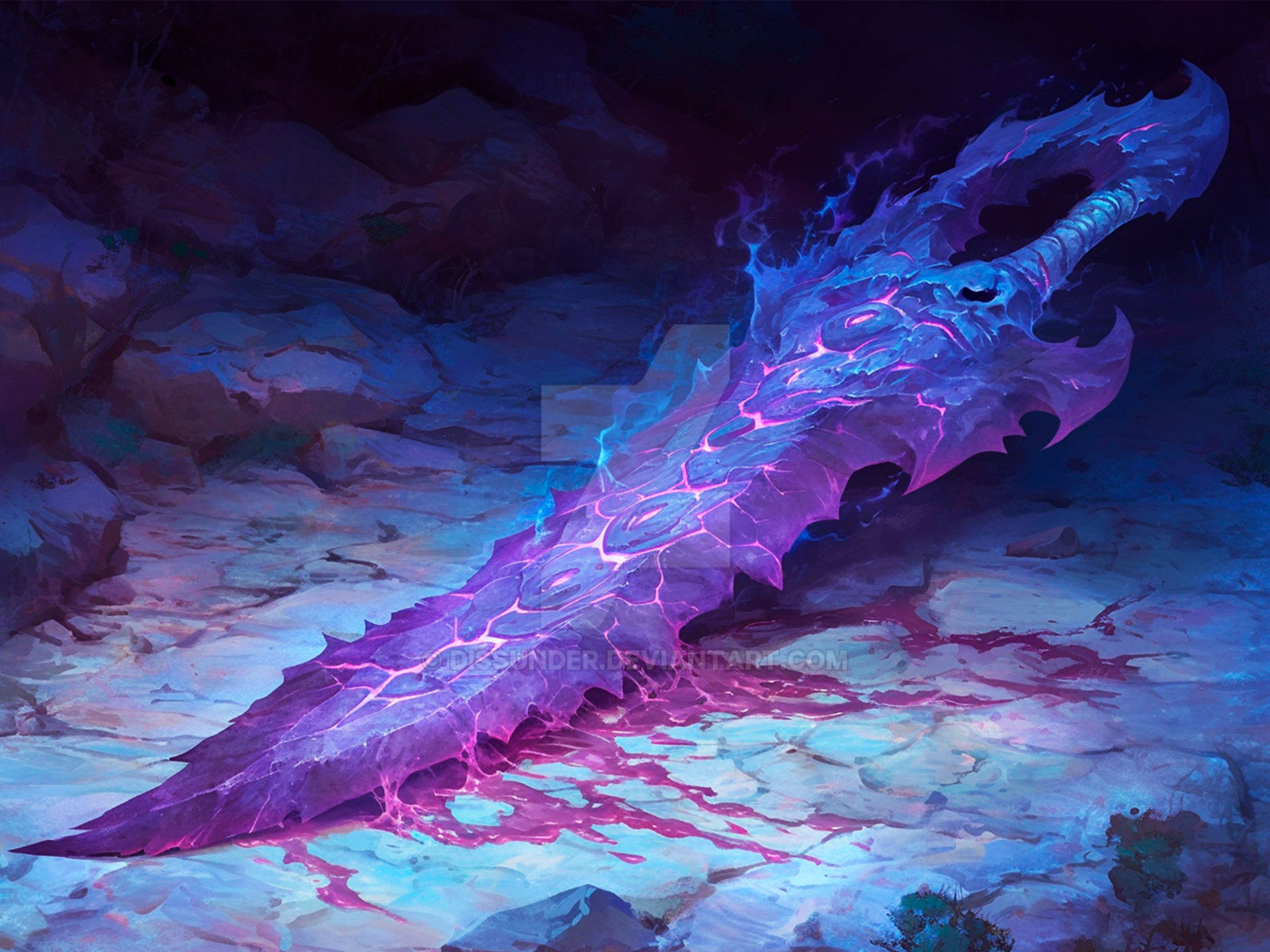 Soulreaver, the Cursed Dagger. DnD RPG Knife Epic by Dissunder on ...