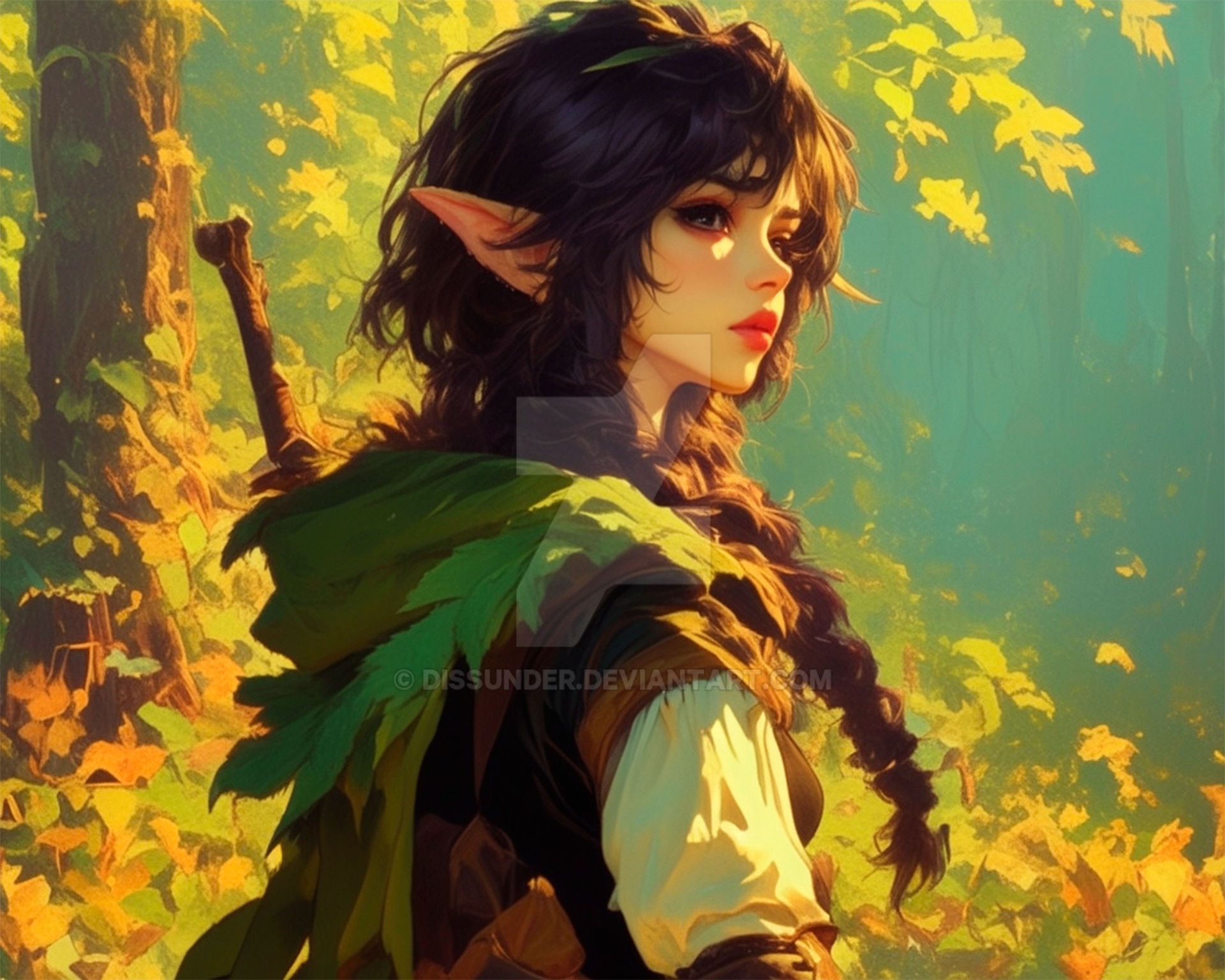Dnd Elf Rouges Elf Rogue Wood Beauty Fantasy Epic DnD Art Adopt by Dissunder on DeviantArt