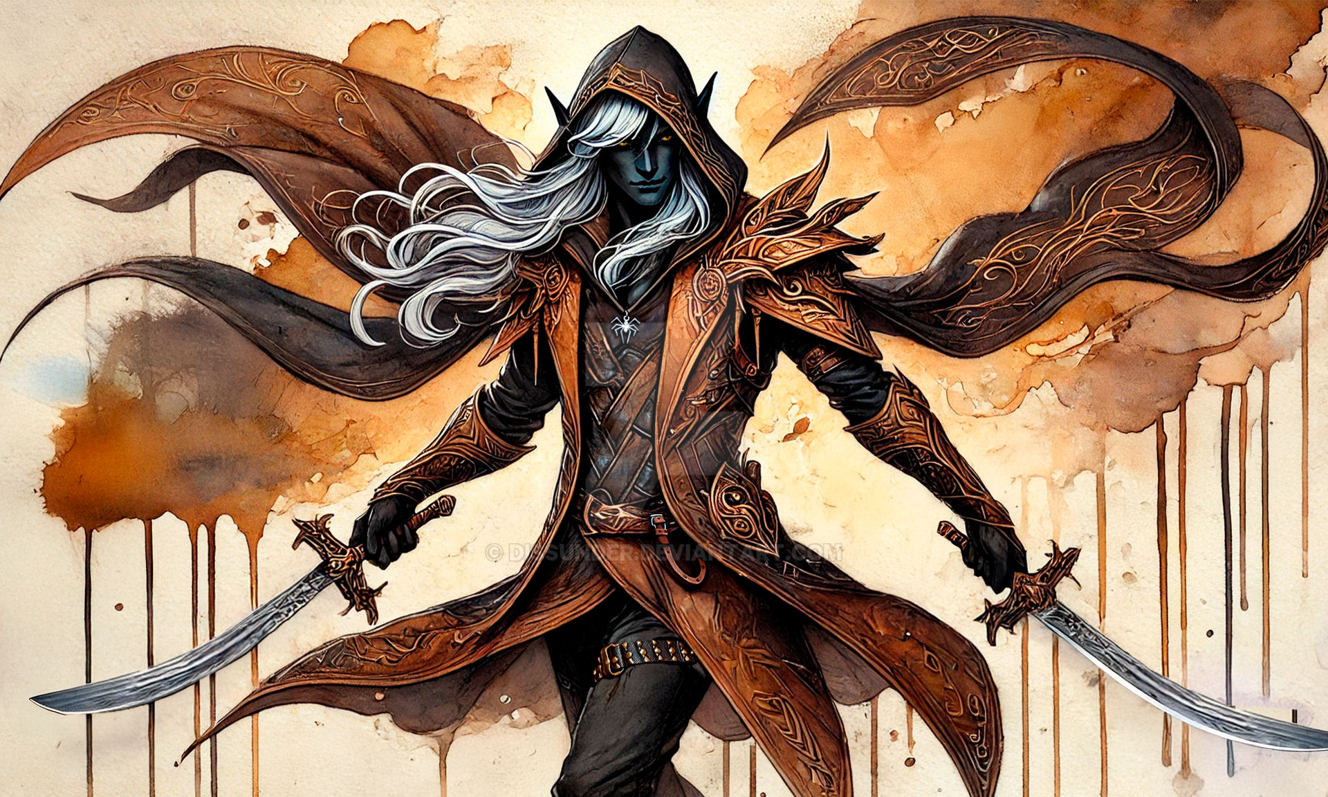 Vaelith Duskshade DnD OC Fantasy Character Art By Dissunder On DeviantArt vaelith-duskshade-dnd-oc-fantasy-character-art-by-dissunder-on-deviantart
