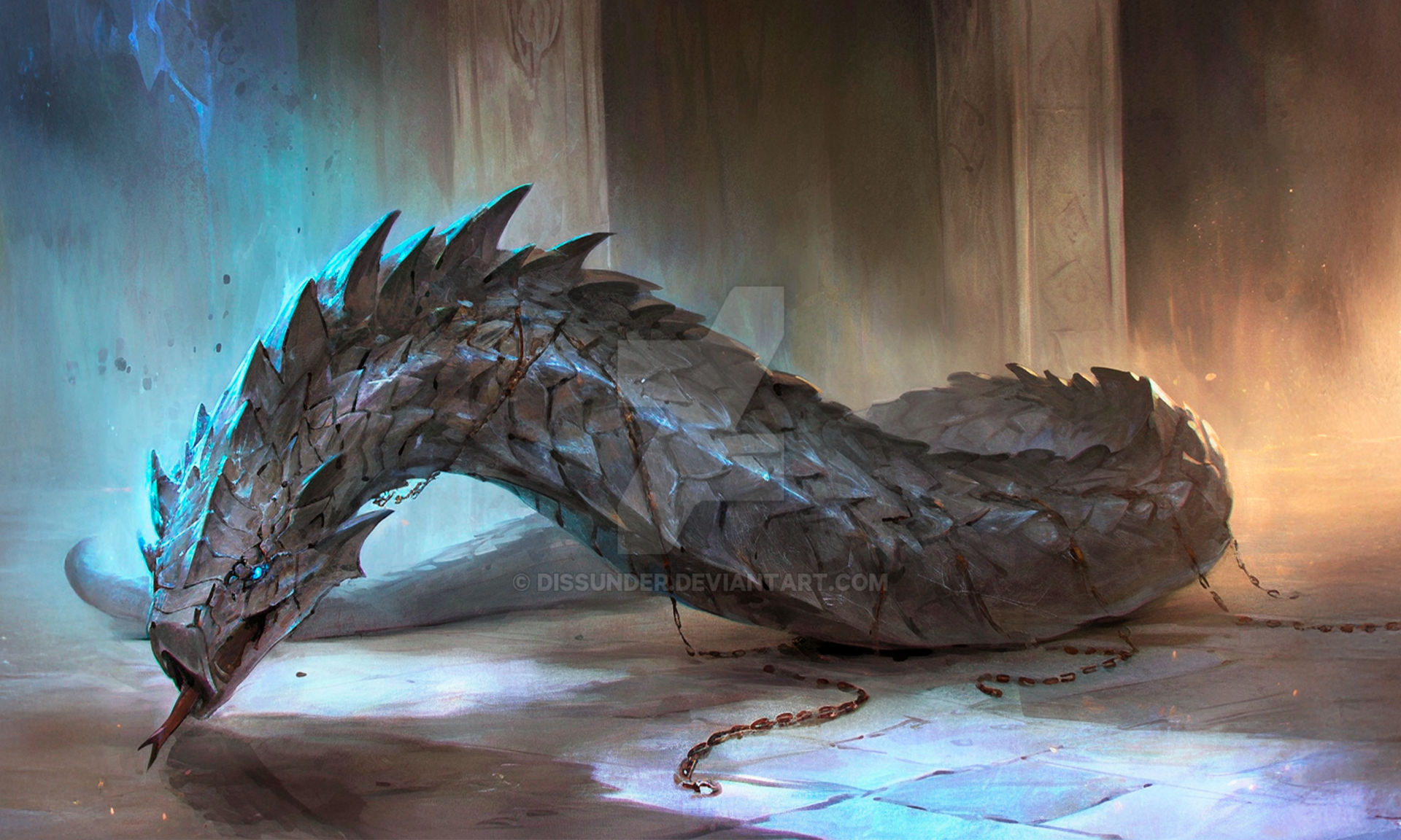 Thalrassix, the Chained Wyrm. DnD Epic Original HD by Dissunder on ...