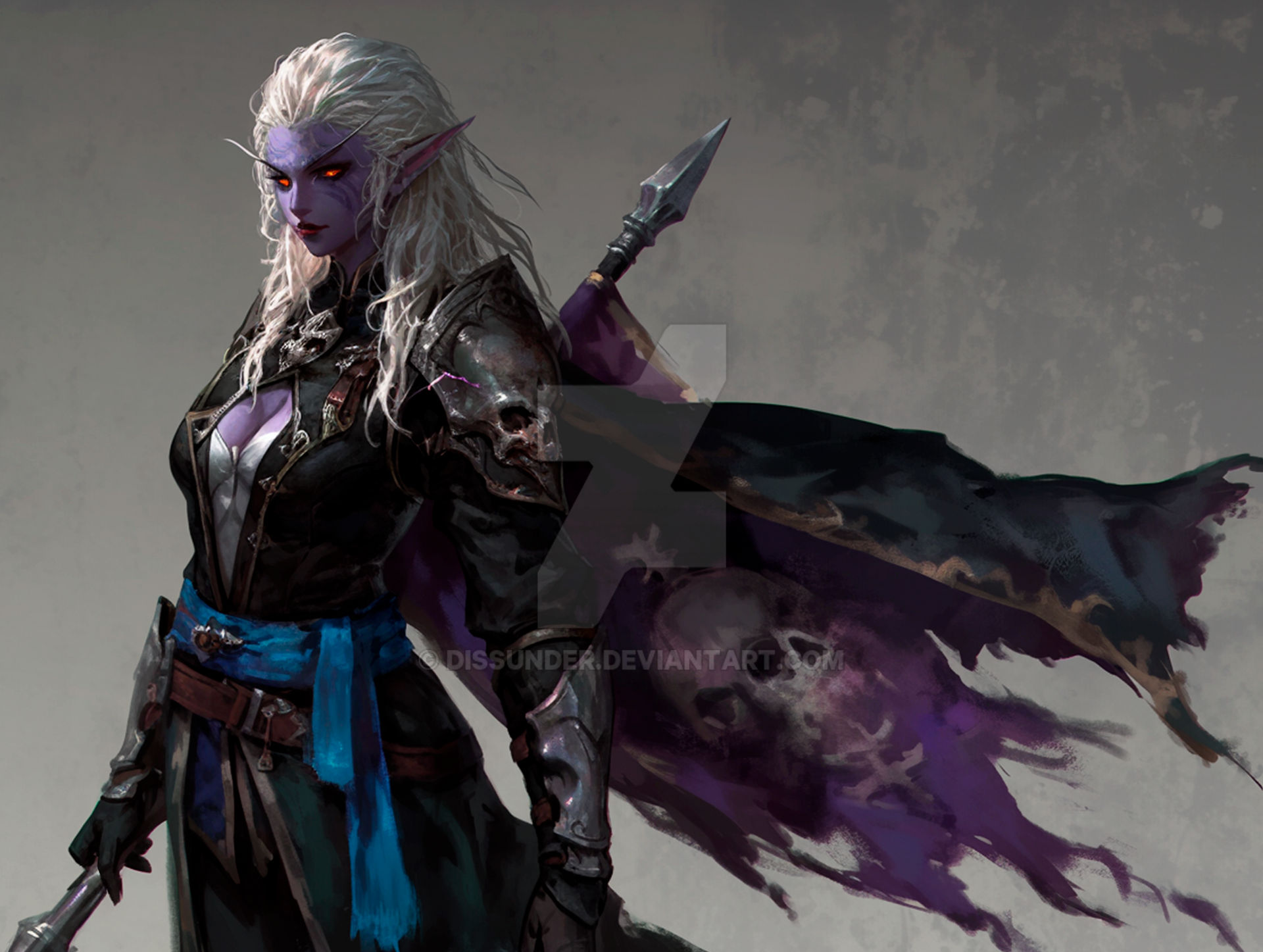Wraith Duchess Zyralith Daevorra, the Wraithbound Duchess. DnD by Dissunder on DeviantArt