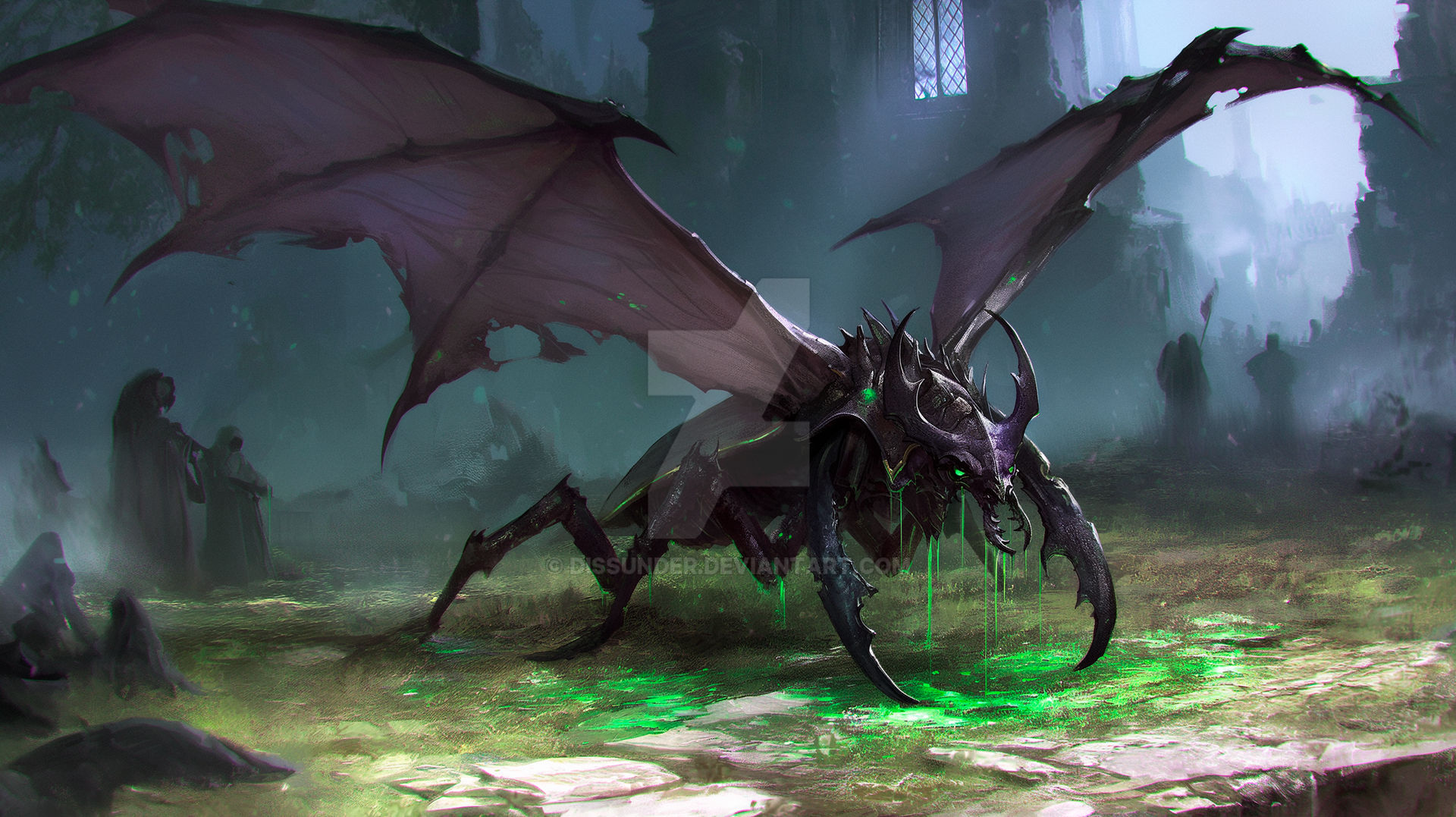 Plague Winged Bug Creature Insect Beast Monster HD by Dissunder on ...