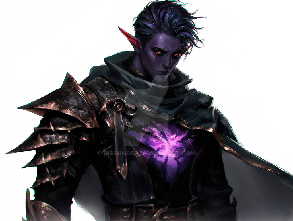 Vampire Dro Drow Assassin Warrior Rogue Elf Male Character DnD by Dissunder on ...