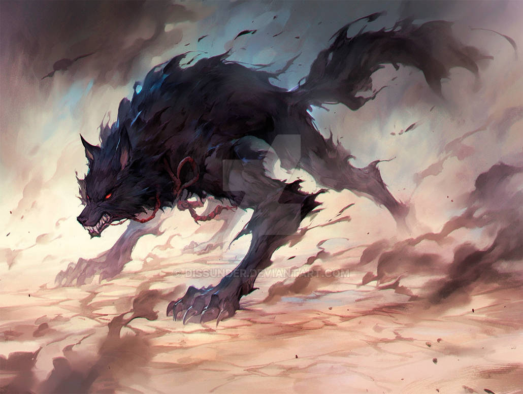 Cursed Wolves Werewolf Epic Wolf Beast Cursed Creature Canine by Dissunder on DeviantArt