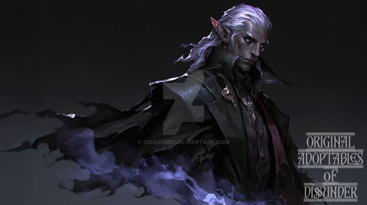 Vampire Dro Drow Magician Warlock Night Elf Vampire Fantasy HD by Dissunder on ...
