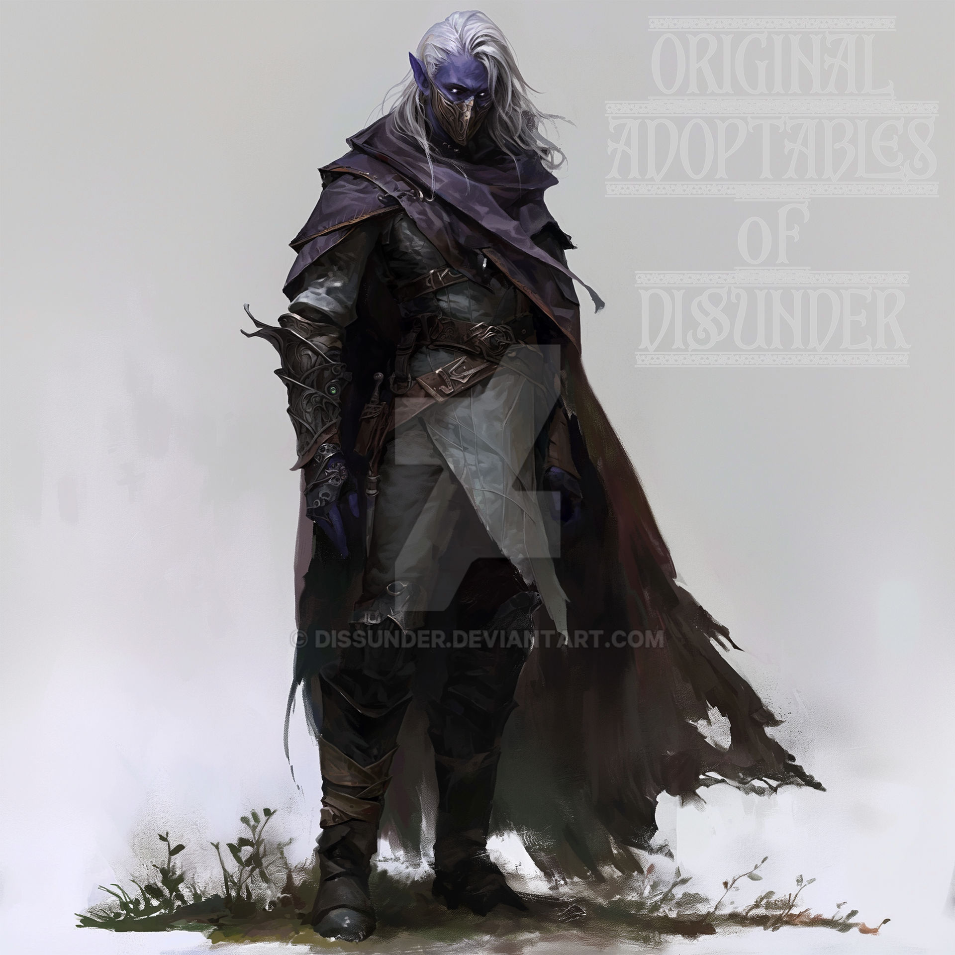 Drow Assassin Masked Rogue DnD Character Art by Dissunder on DeviantArt