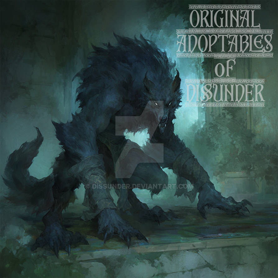 Pet Store Werewolf Werewolf Beast Wolf Creature Macabre Canine Art by Dissunder on DeviantArt