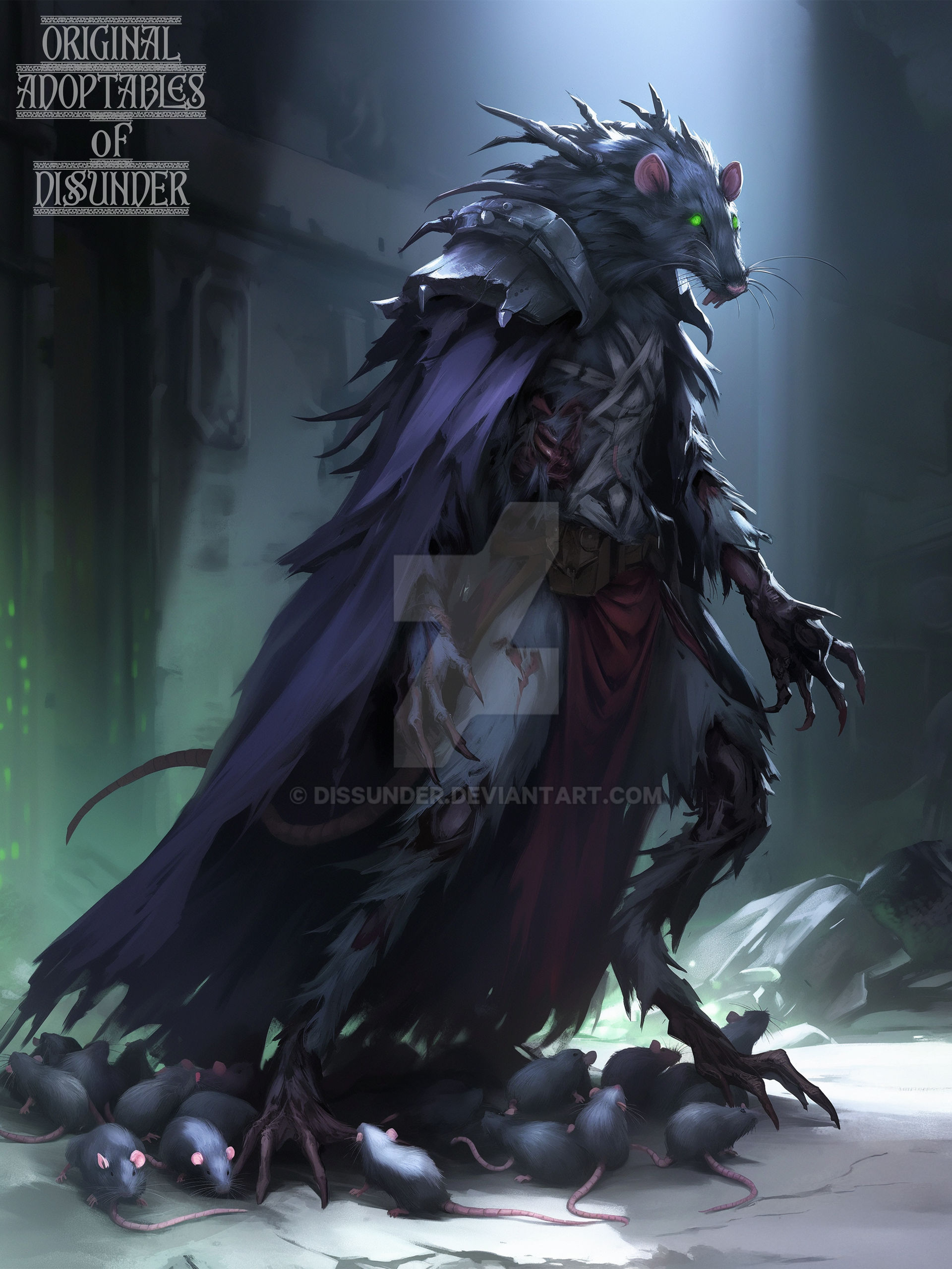 Java Monster Rat Rat King Anthro Monster Fantasy Adoptable Beast HD by Dissunder on ...