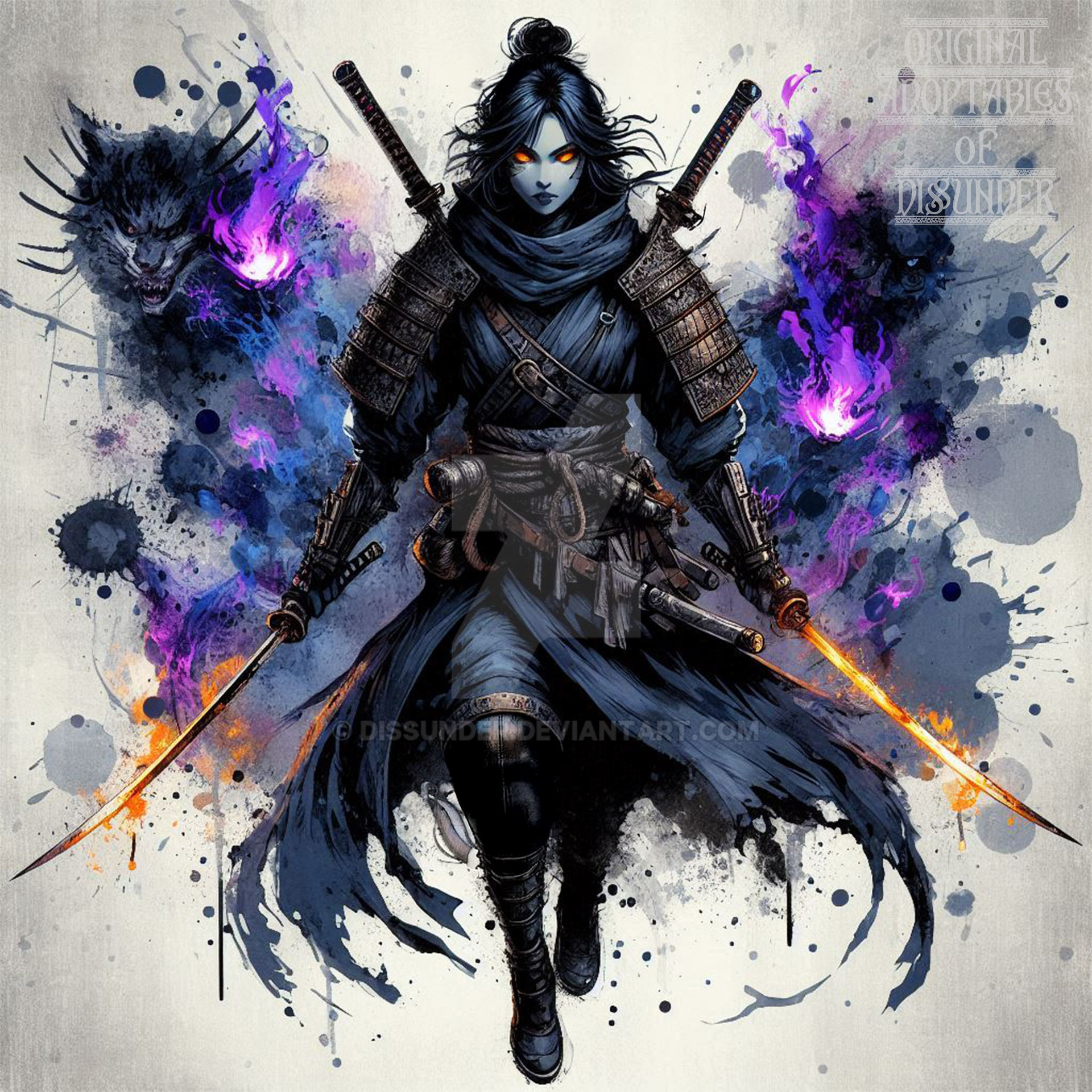 Dnd Ninja Ranger Human Lady Samurai Ninja Assassin DnD Art Fantasy by Dissunder on ...