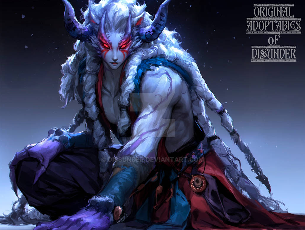 Horned Characters Demon Horned Character Fantasy Adoptable Anime HD by Dissunder on ...