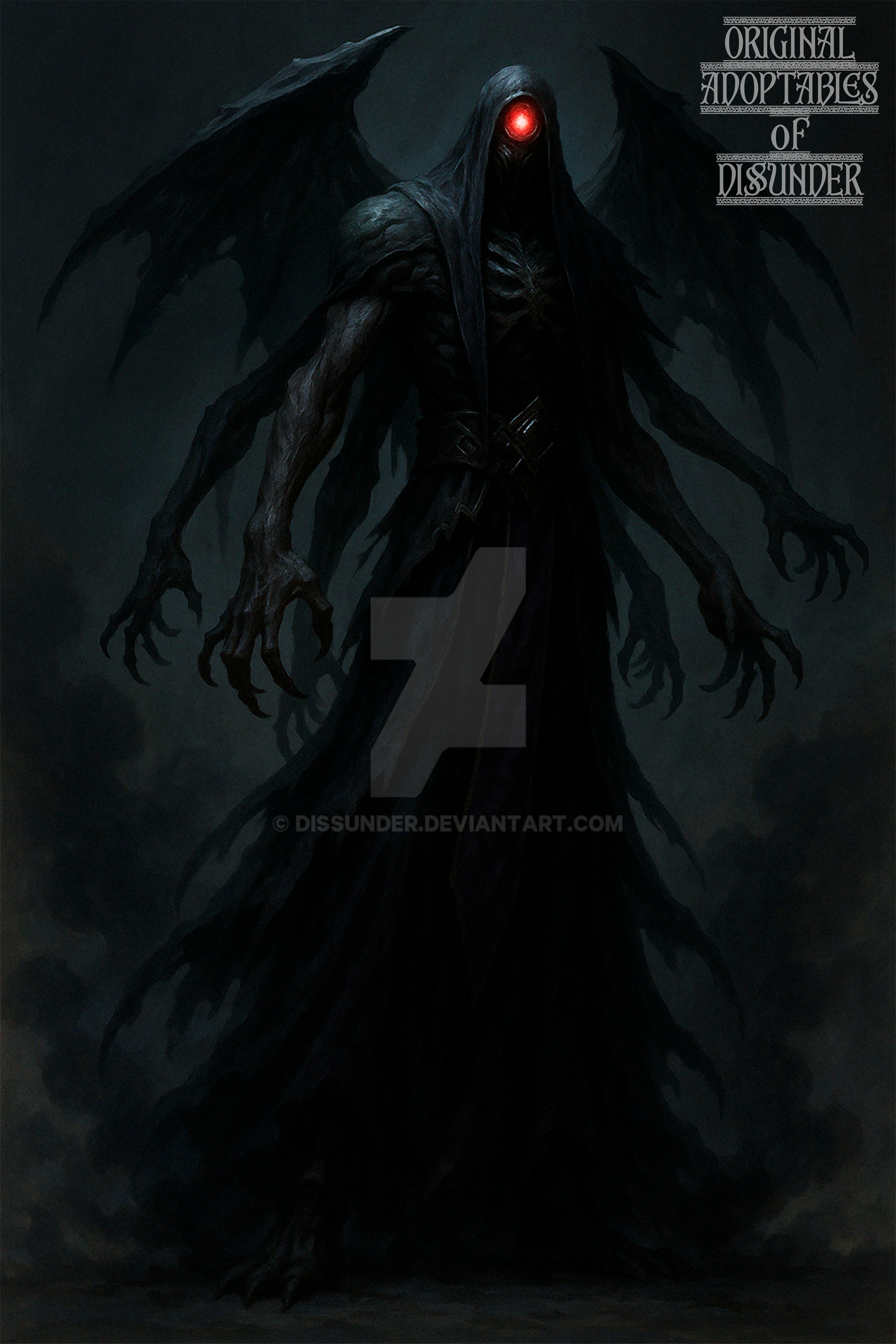 Demon Fallen Angel Winged Creature Monster Horror by Dissunder on ...
