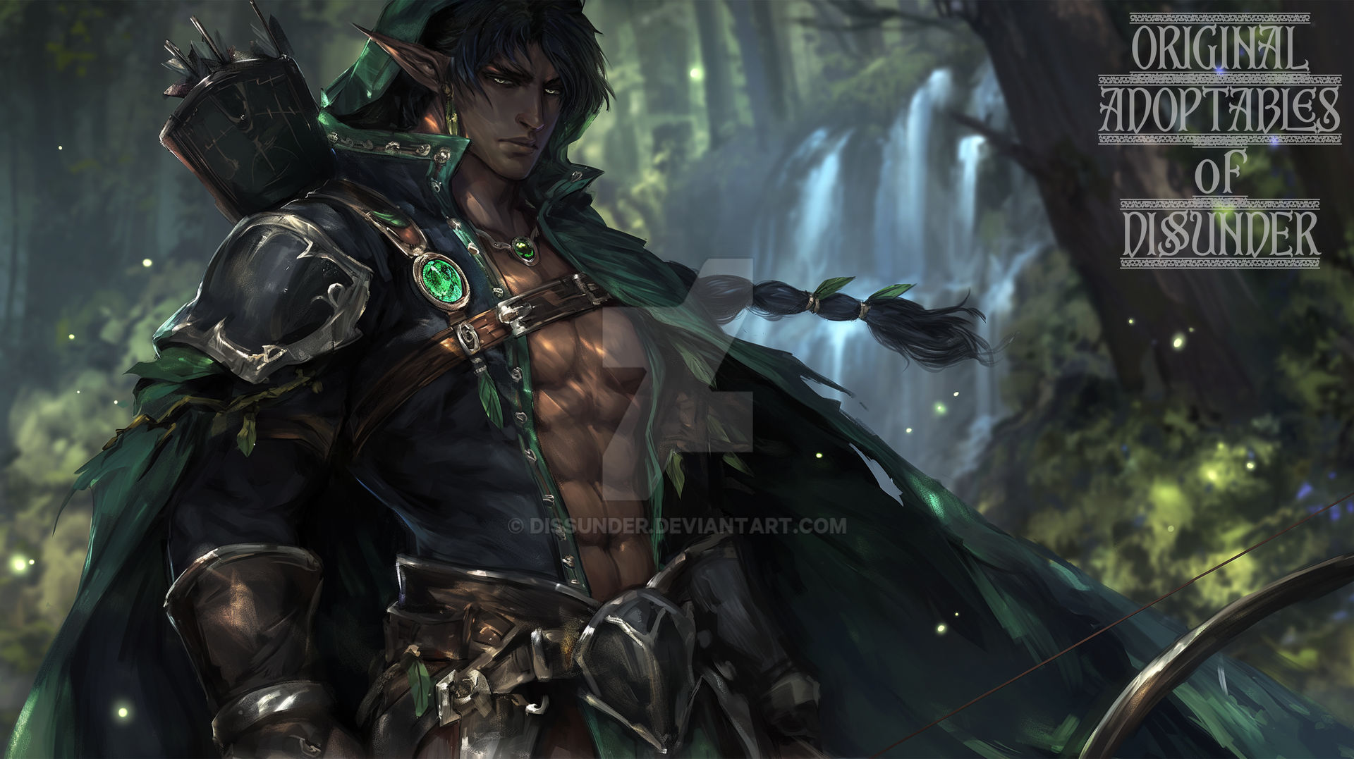 Scout Fastade Hooded Elf Scout Ranger Sniper Fantasy DnD HD Art by Dissunder on ...