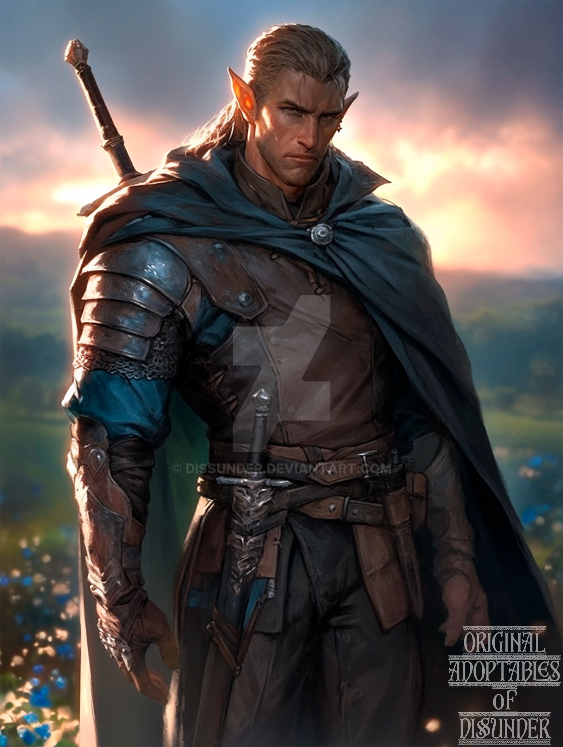 Dnd Elf Rouges Elf Rogue Warrior Adoptable DnD Character Fantasy by Dissunder on ...