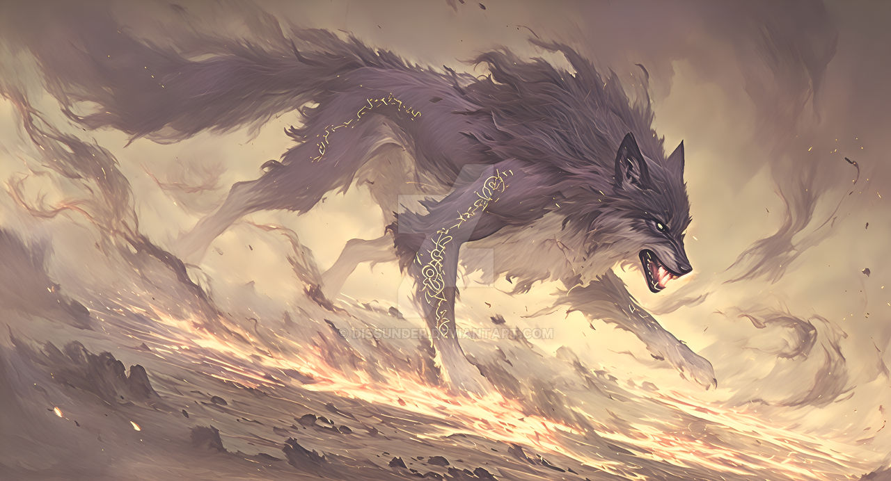Fiendish Wolves Mythic Legendary Wolf Fantasy Beast Creature DnD by Dissunder on DeviantArt