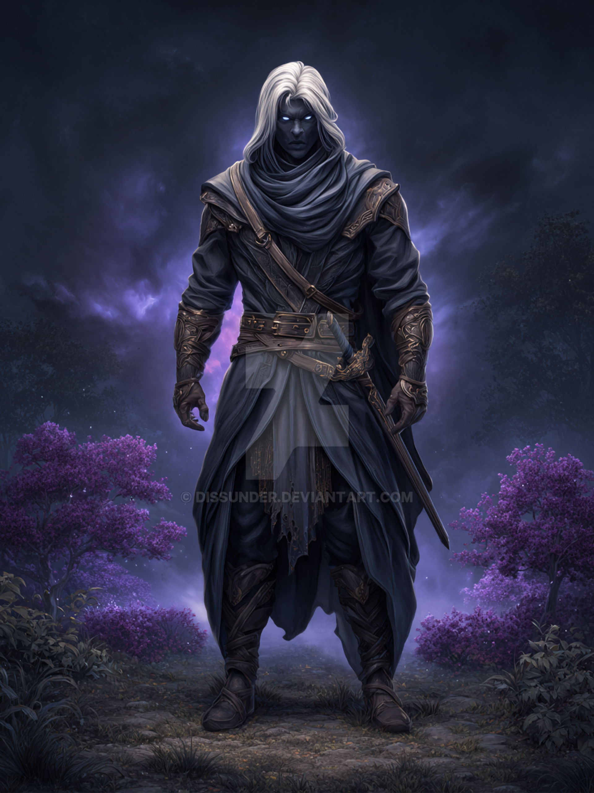 Drow Elf Fantasy DnD Adopt Epic Rogue Art Characte by Dissunder on ...