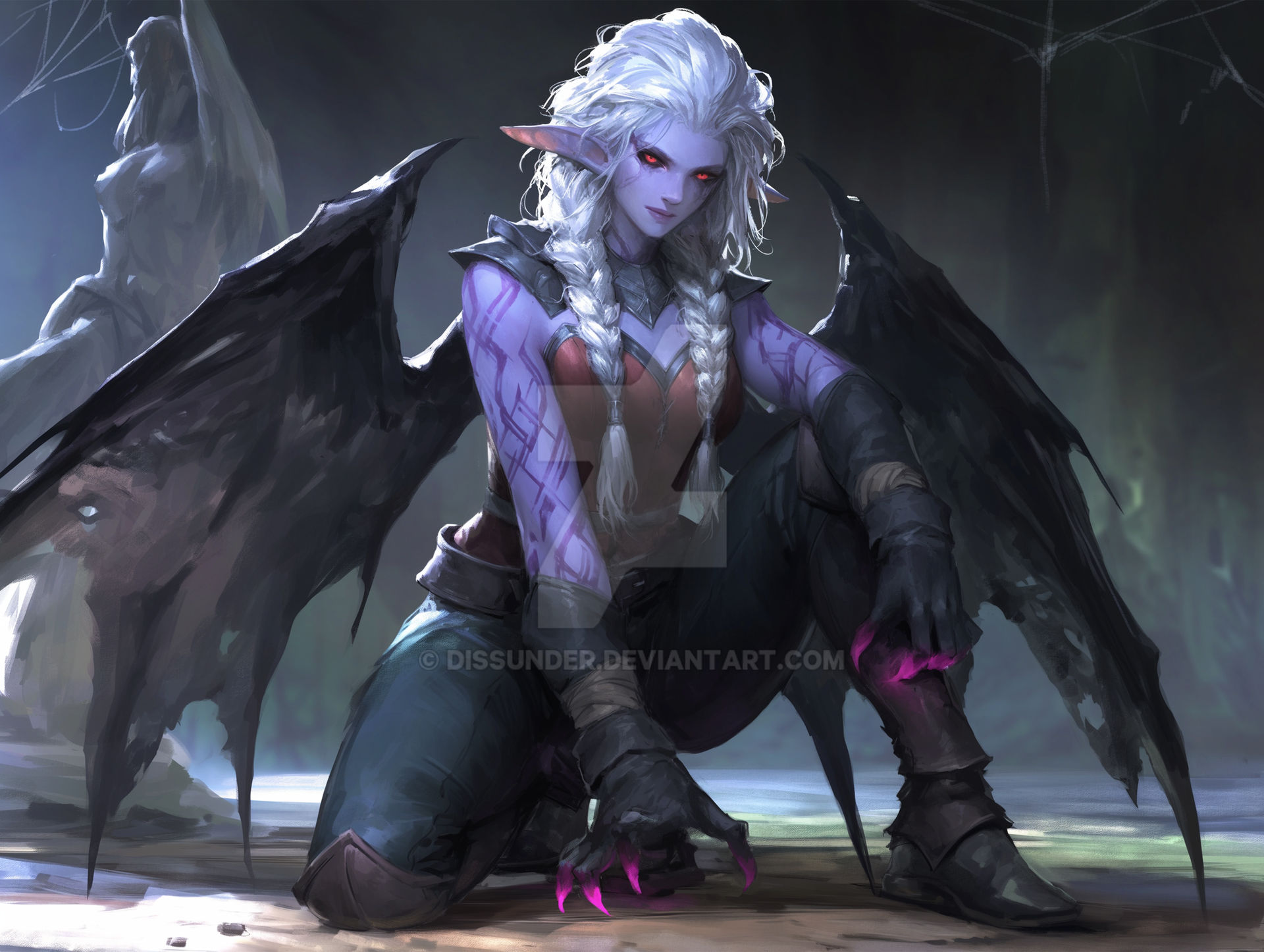 Demonic Deviantart Demoness Demon Demonic Unholy DnD Creature Succub by Dissunder on ...