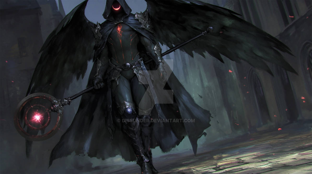 Esoteric Fallen Fallen Angel Cursed Erinyes Male Epic Fantasy Art by Dissunder on ...