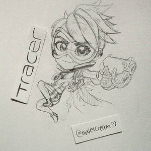 Tracer -WIP- Overwatch Chibi