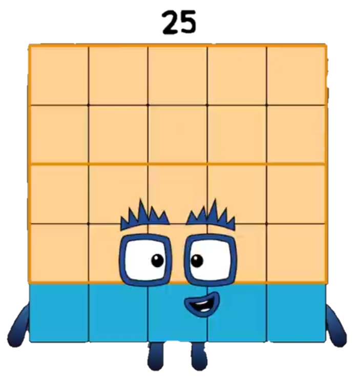 Numberblocks 252 Numberblocks 25 2D by Daorqueba on DeviantArt