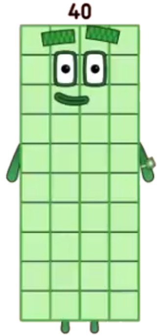 Numberblocks 480 Numberblocks 40 2D by Daorqueba on DeviantArt
