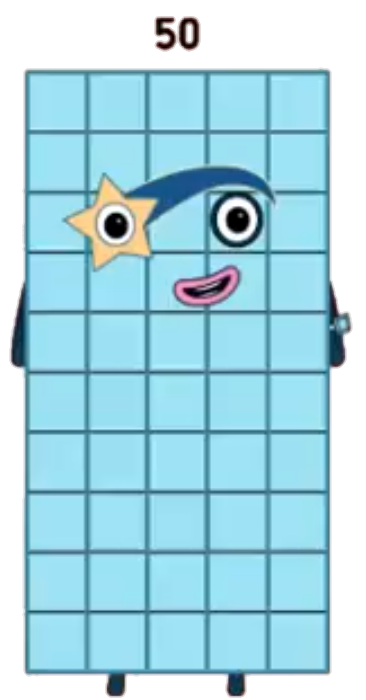 Numberblocks 50 2D by Daorqueba on DeviantArt