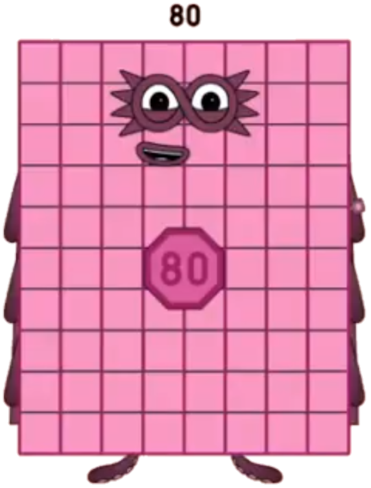 Numberblocks 80 2D by Daorqueba on DeviantArt