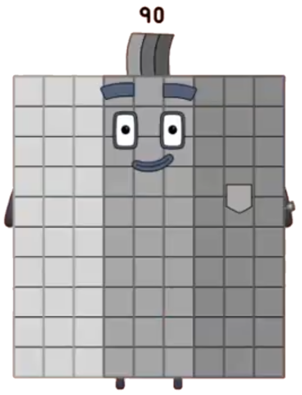 Numberblocks 90 2D by Daorqueba on DeviantArt