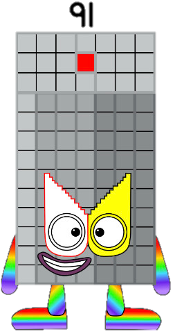 Numberblocks 91 2D by Daorqueba on DeviantArt