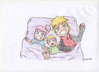 Oyasumi NaruSaku family :)