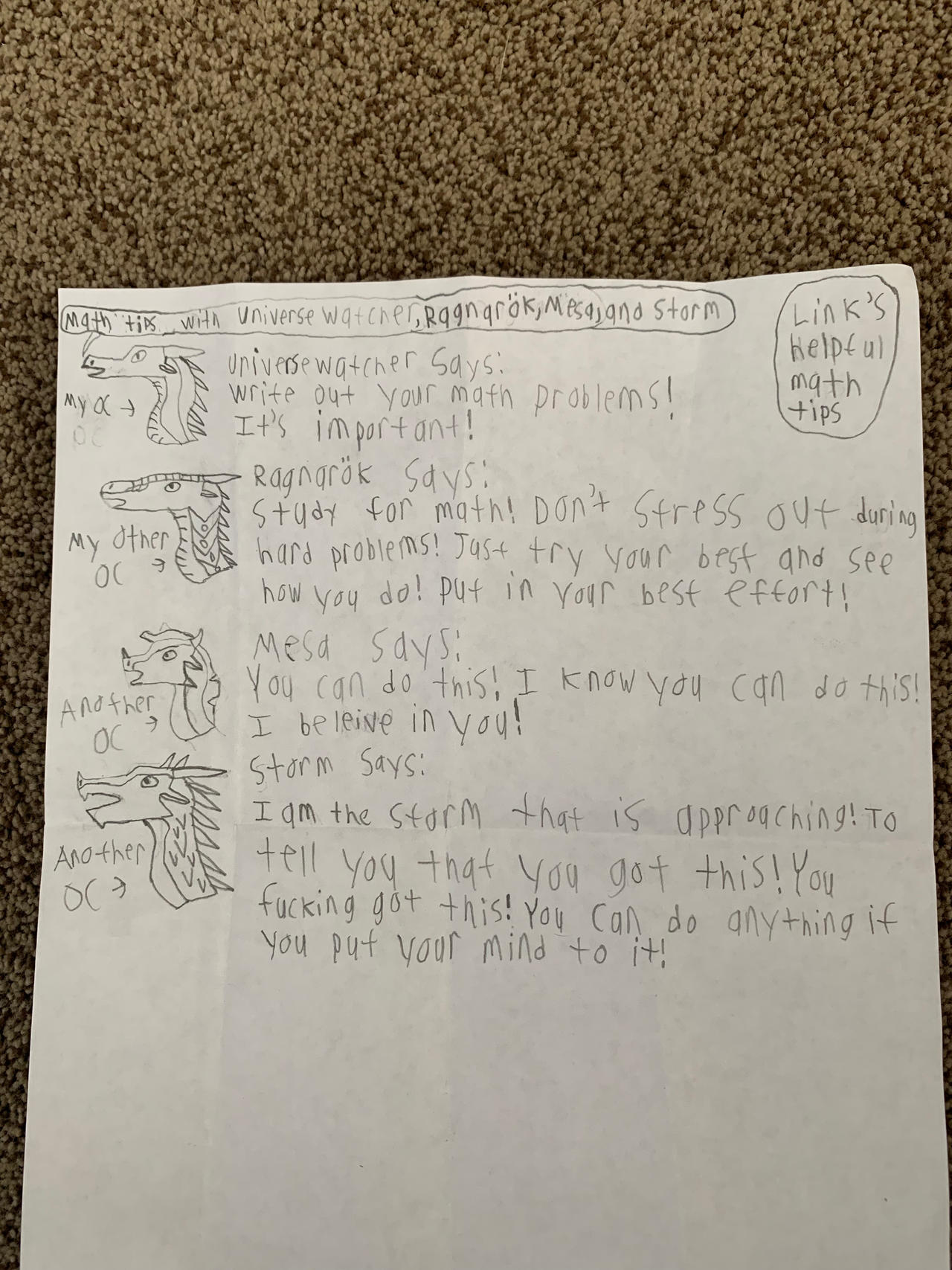 Linck Math Patten's Link's helpful math tips with my oc's by LinkM1922 on DeviantArt