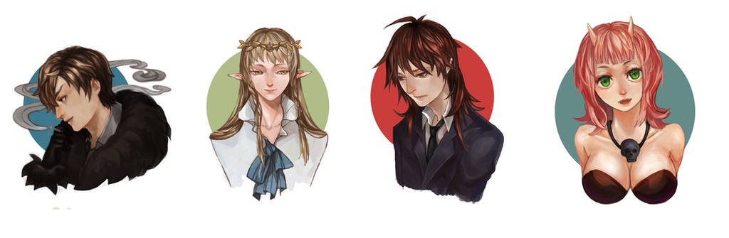 Heads by cyrusHisa Heads by cyrusHisa