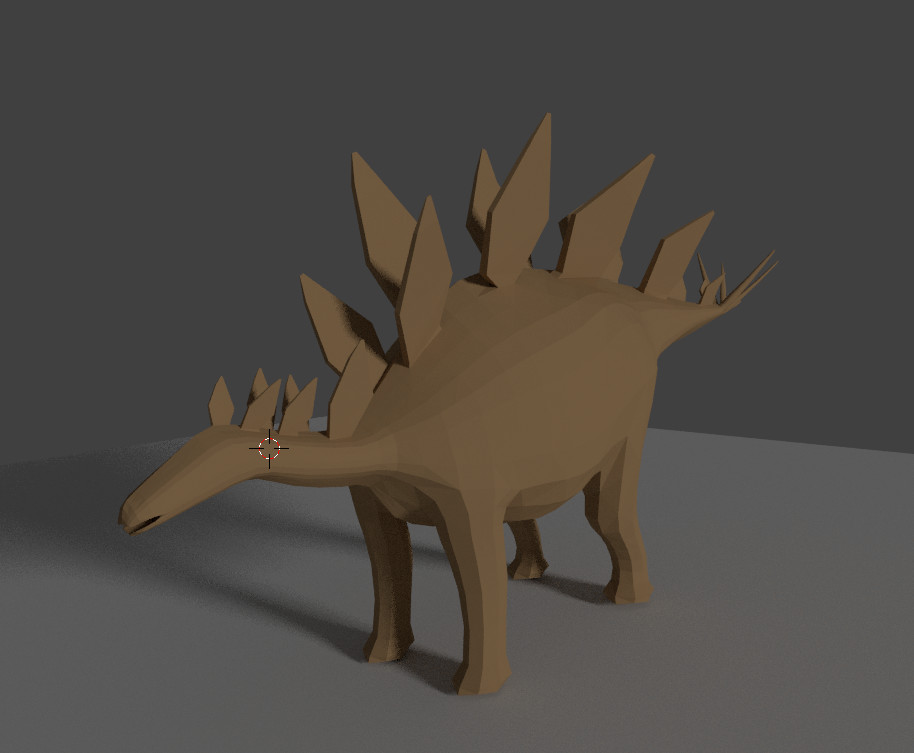 Stegosaurus WIP 1