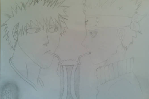 Ichigo and Naruto.