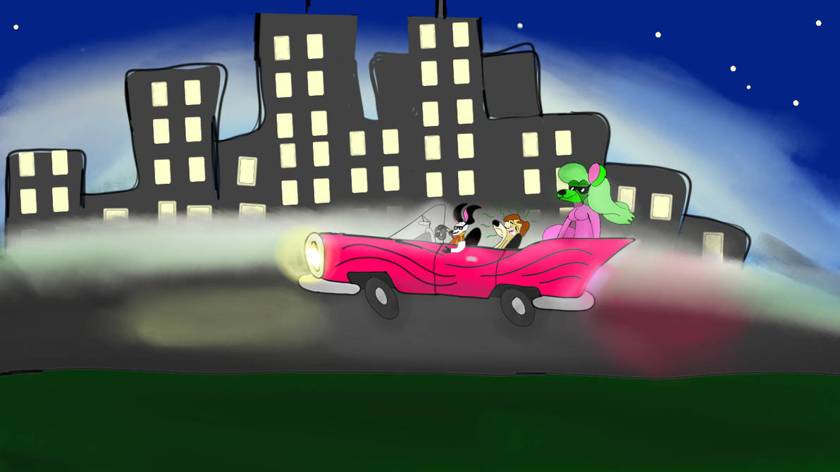 Cruisin' with Neil and friends. redraw by KingCole1957 on DeviantArt