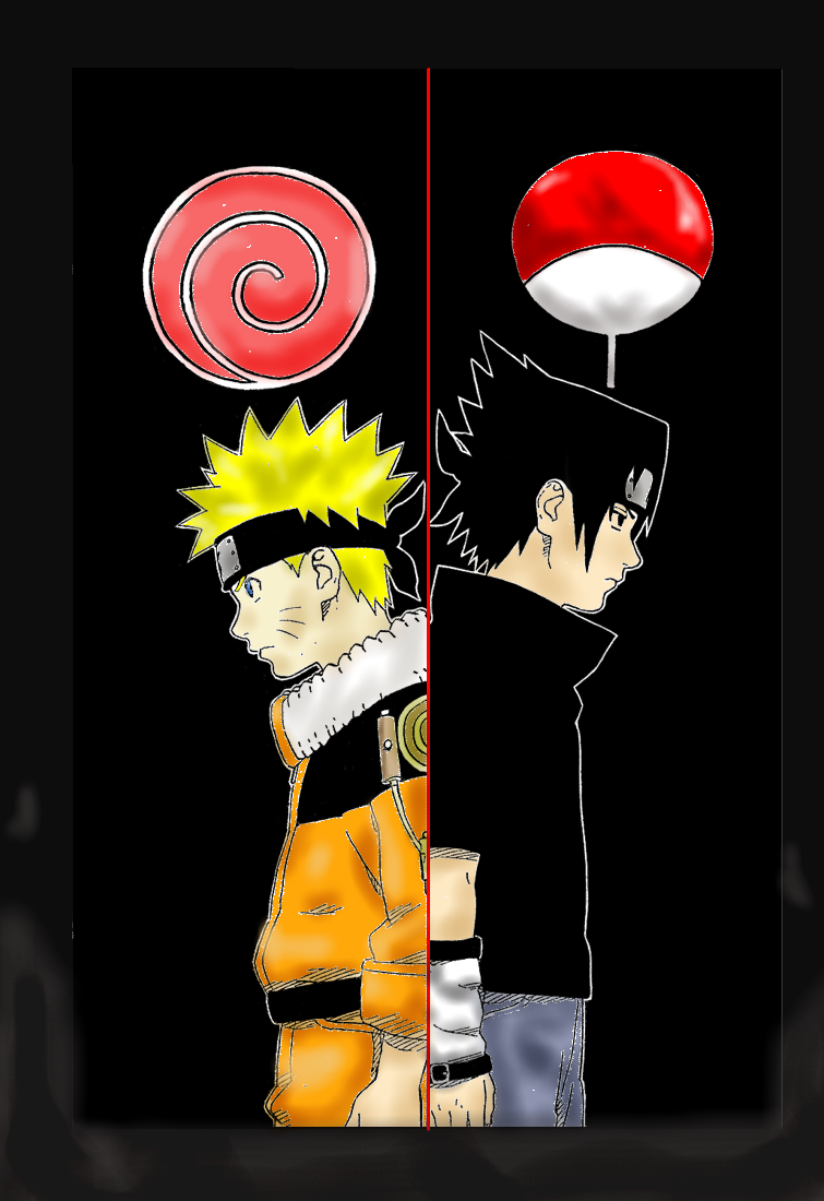 Naruto vs. Sasuke-Color