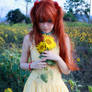 Asuka Langley Soryu Cosplay - Yellow Sunflowers