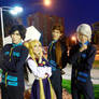 Usagi Tsukino Seiya Taiki and Yaten Kou Cosplay