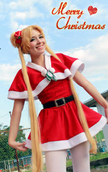 Usagi Tsukino SailorMoon Cosplay - Merry Christmas