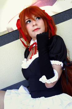 Asuka Langley Gothic Lolita Cosplay - Evangelion