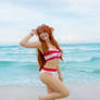 Asuka Langley Swimsuit Cosplay - Evangelion