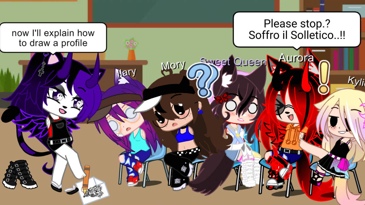 First class with the armless teacher! by IlPlayer200 on DeviantArt