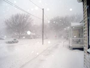 Empty Street Blizzard