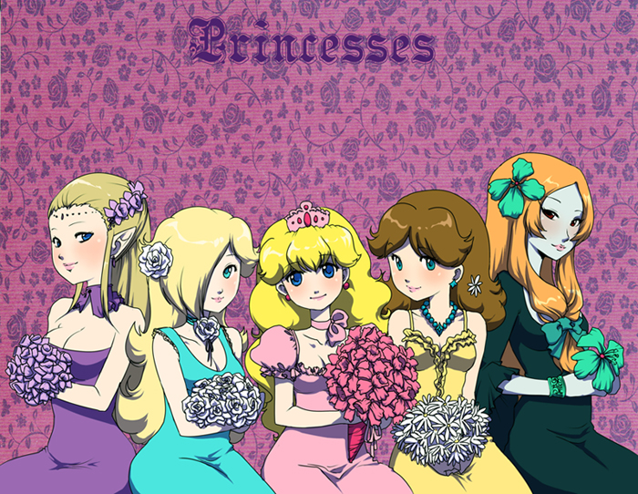 Nintendo Girls Deviantart Zelda Commission Nintendo :: Behance
