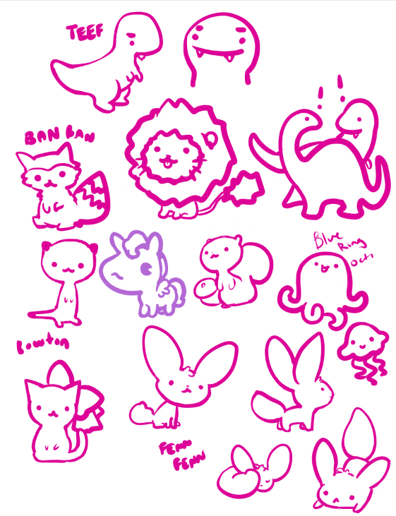 animal doodles by zambicandy on DeviantArt animal doodles by zambicandy on DeviantArt