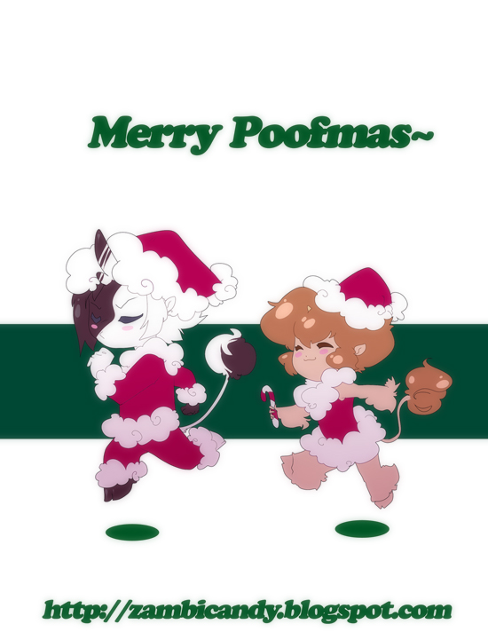 Christmas poofs