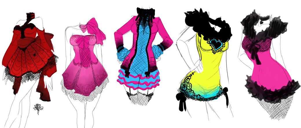 Dress Designs by zambicandy on DeviantArt
