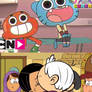 Gumball and Darwin React to Lincoln and R.A. Kiss